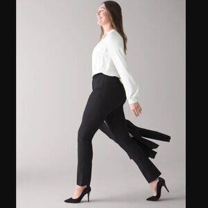 White House Black Market Elle Slim Trouser Pants Womens 14 WHBM Office Work O07X